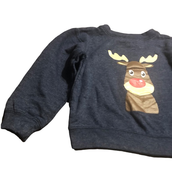 Rugged Bear • Navy Rudolph Reindeer Design Sweater - Picture 7 of 11